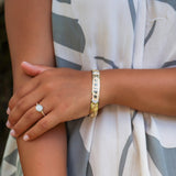 14K Hawaiian Diamond Bracelet - Hina