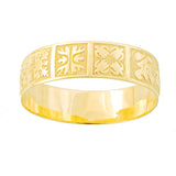 14K Hawaiian Quilt Bracelet