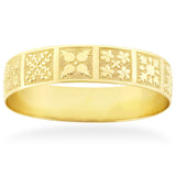 14K Hawaiian Quilt Bracelet