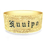 14K Hawaiian Liliuokalani Bracelet