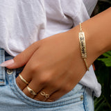 Custom Hawaiian Heirloom ID Bracelet