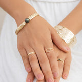 14K Hawaiian Tahitian Breeze Bracelet - 8mm
