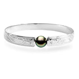 Sterling Silver Hawaiian Tahitian Breeze Bracelet - 8mm