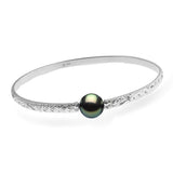 Sterling Silver Hawaiian Tahitian Breeze Bracelet - 4mm