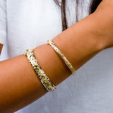 14K Hawaiian Leihaku Cut Out Bracelet