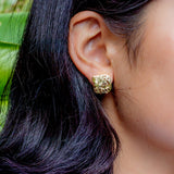 14K Hawaiian Earrings - Heritage 15mm