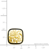 14K Hawaiian Earrings - Heritage 15mm