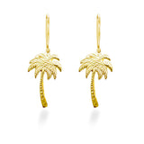 14K Palm Tree Earrings