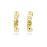 14K Hawaiian Earrings  - Leihaku Hoop  Sml
