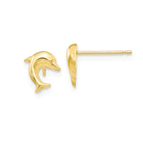 14K Dolphin Earrings - Keiki