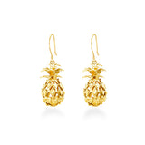14K Pineapple Earrings - Dangle