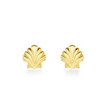 14K Seashell Earrings