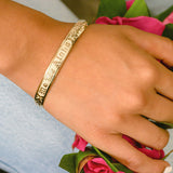 14K Hawaiian Me Ke Aloha Bracelet