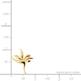 14K Hawaiian Bird of Paradise Pendant