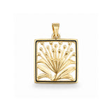 14K Hawaiian Lehua Pendant - 15mm