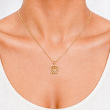 14K Hawaiian Lehua Pendant - 15mm