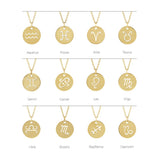 14K Hawaiian Zodiac Astrology Pendant
