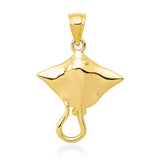14K Hihimanu Stingray Pendant