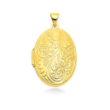 14K Locket Pendant  - Oval