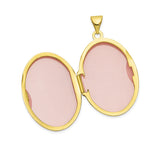 14K Locket Pendant  - Oval