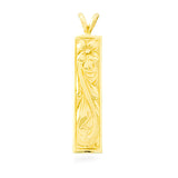 14K Hawaiian Vertical Pendant - Heritage
