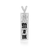 Sterling Silver Hawaiian Pendant - Mom  8mm
