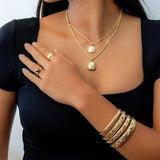 14K Hawaiian Heritage Pendant - 15mm