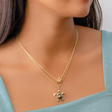 14K Tahitian Pearl Pendant - Petro Honu