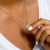 14K Mirror Box Chain