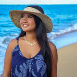 14K Plumeria Necklace Graduated Garland