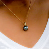 14K Tahitian Pearl Pendant - Kuhio