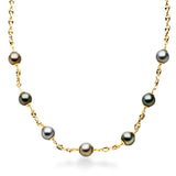 14K Tahitian Pearl Necklace Kuʻu Momi