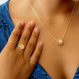 14K Royal Bamboo Ring