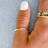 14K Royal Bamboo Ring