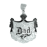 Sterling Silver Hawaiian Coat of Arms Pendant - Dad