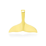 14K Hawaiian Whale's Tail Slider Pendant