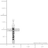 Sterling Silver Hawaiian Cross Pendant